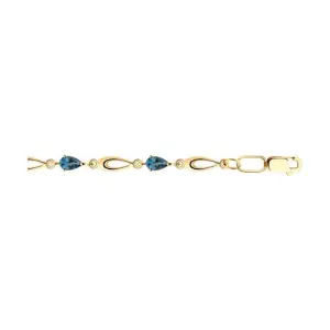 Браслет Diamant золото 51-350-00384-2 (Diamant, Россия)