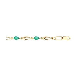 Браслет Diamant золото 51-350-00384-7 (Diamant, Россия)