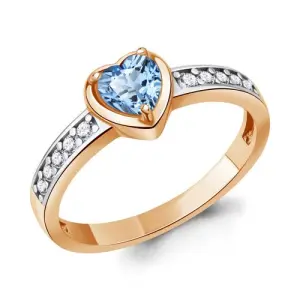 Кольцо Aquamarine золото 60040605А.1 (Aquamarine, Россия)