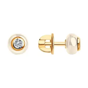Серьги Sokolov и Diamant золото 6025075 (Sokolov и Diamant, Россия)