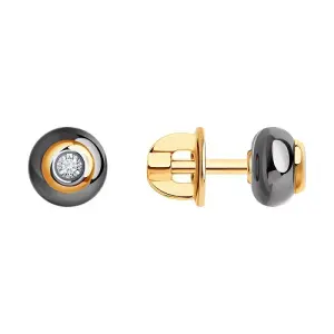 Серьги Sokolov и Diamant золото 6025082 (Sokolov и Diamant, Россия)