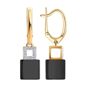 Серьги Sokolov и Diamant золото 6025122 (Sokolov и Diamant, Россия)