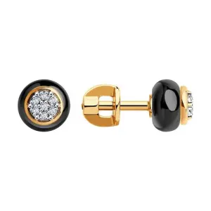 Серьги Sokolov и Diamant золото 6025152 (Sokolov и Diamant, Россия)