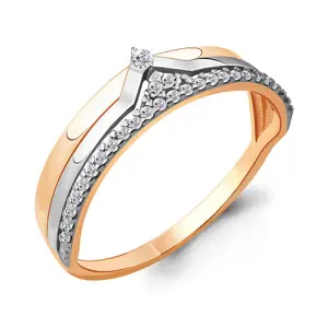 Кольцо Aquamarine золото 64385А.1 (Aquamarine, Россия)
