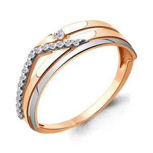 Кольцо Aquamarine золото 64386А.1 (Aquamarine, Россия)
