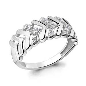 Кольцо Aquamarine серебро 64619А.5 (Aquamarine, Россия)