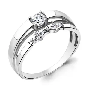 Кольцо Aquamarine серебро 64808А.5 (Aquamarine, Россия)