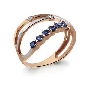 Кольцо Aquamarine золото 64839Б (Aquamarine, Россия)
