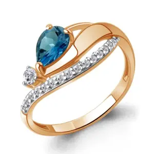 Кольцо Aquamarine золото 65003408А.1 (Aquamarine, Россия)