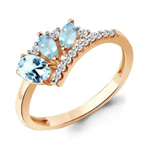 Кольцо Aquamarine золото 65005102А.1 (Aquamarine, Россия)