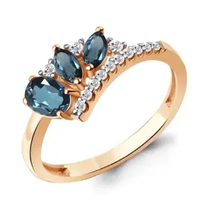 Кольцо Aquamarine золото 65005108А.1 (Aquamarine, Россия)
