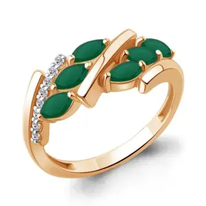 Кольцо Aquamarine золото 65005209А.1 (Aquamarine, Россия)