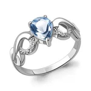 Кольцо Aquamarine серебро 65007305А.5 (Aquamarine, Россия)