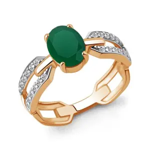 Кольцо Aquamarine золото 65022609А.1 (Aquamarine, Россия)