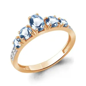 Кольцо Aquamarine золото 65023805А.1 (Aquamarine, Россия)