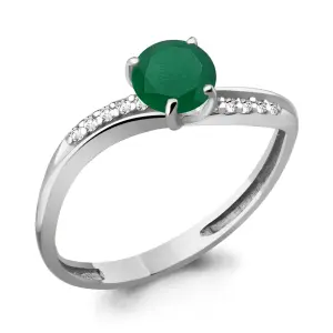 Кольцо Aquamarine серебро 6511709А.5 (Aquamarine, Россия)