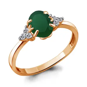 Кольцо Aquamarine серебро 6523509А.6 (Aquamarine, Россия)