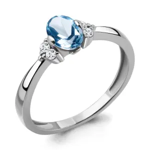 Кольцо Aquamarine серебро 6523605А.5 (Aquamarine, Россия)