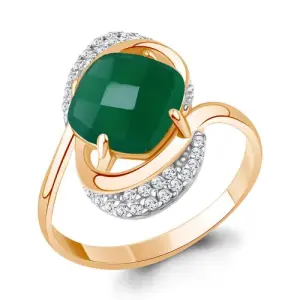 Кольцо Aquamarine золото 6561109А.1 (Aquamarine, Россия)