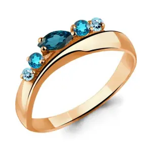Кольцо Aquamarine золото 6568266.1 (Aquamarine, Россия)