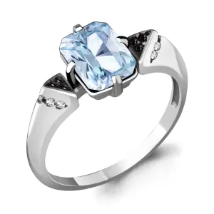 Кольцо Aquamarine серебро 6574802Ч (Aquamarine, Россия)