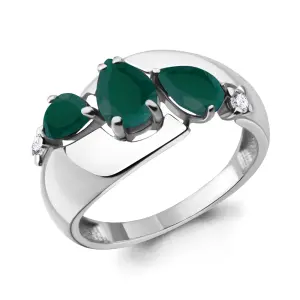 Кольцо Aquamarine серебро 6590809.5 (Aquamarine, Россия)