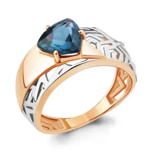 Кольцо Aquamarine золото 6592108.1 (Aquamarine, Россия)