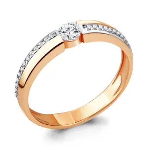 Кольцо Aquamarine золото 664341А.1 (Aquamarine, Россия)