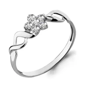 Кольцо Aquamarine серебро 68002А.5 (Aquamarine, Россия)