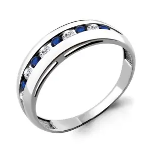 Кольцо Aquamarine серебро 68014АБ.5 (Aquamarine, Россия)