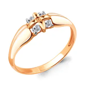 Кольцо Aquamarine золото 68280.1 (Aquamarine, Россия)