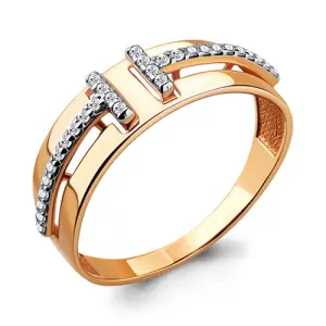 Кольцо Aquamarine золото 68386А.1 (Aquamarine, Россия)