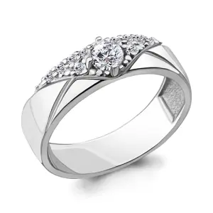 Кольцо Aquamarine серебро 68525А.5 (Aquamarine, Россия)