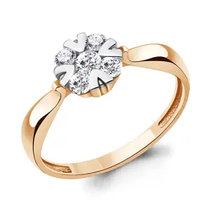 Кольцо Aquamarine золото 68572А.1 (Aquamarine, Россия)