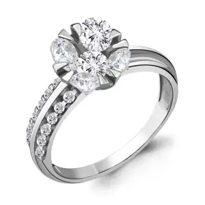 Кольцо Aquamarine серебро 68579А.5 (Aquamarine, Россия)