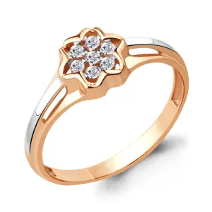 Кольцо Aquamarine золото 68594А.1 (Aquamarine, Россия)