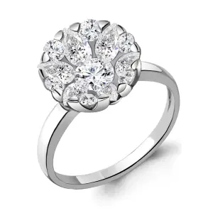 Кольцо Aquamarine серебро 68625А.5 (Aquamarine, Россия)