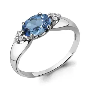 Кольцо Aquamarine серебро 6914705А.5 (Aquamarine, Россия)