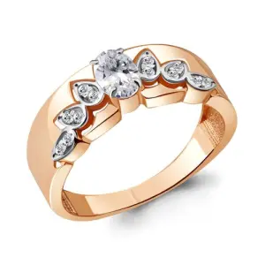 Кольцо Aquamarine серебро 69154А.6 (Aquamarine, Россия)