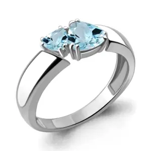 Кольцо Aquamarine серебро 6939102.5 (Aquamarine, Россия)