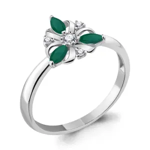 Кольцо Aquamarine серебро 6946209А.5 (Aquamarine, Россия)