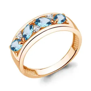Кольцо Aquamarine золото 6974605.1 (Aquamarine, Россия)