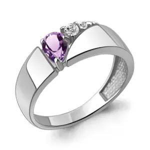 Кольцо Aquamarine серебро 6975004А.5 (Aquamarine, Россия)