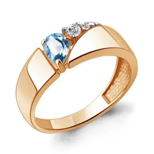 Кольцо Aquamarine золото 6975005А.1 (Aquamarine, Россия)