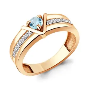 Кольцо Aquamarine золото 6980202А.1 (Aquamarine, Россия)