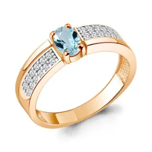 Кольцо Aquamarine золото 6980502А.1 (Aquamarine, Россия)