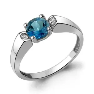 Кольцо Aquamarine серебро 6982008А.5 (Aquamarine, Россия)