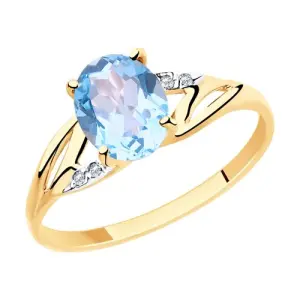 Кольцо Sokolov и Diamant золото 715945 (Sokolov и Diamant, Россия)