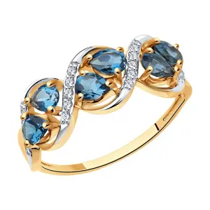 Кольцо Sokolov и Diamant золото 716819 (Sokolov и Diamant, Россия)