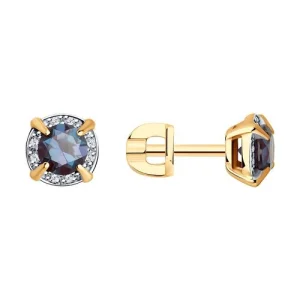 Серьги Sokolov и Diamant золото 72-00392 (Sokolov и Diamant, Россия)